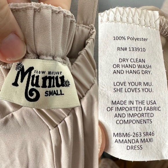 Show Me Your Mumu Amanda Dress Show Me the Ring Crisp NEW - Picture 5 of 5